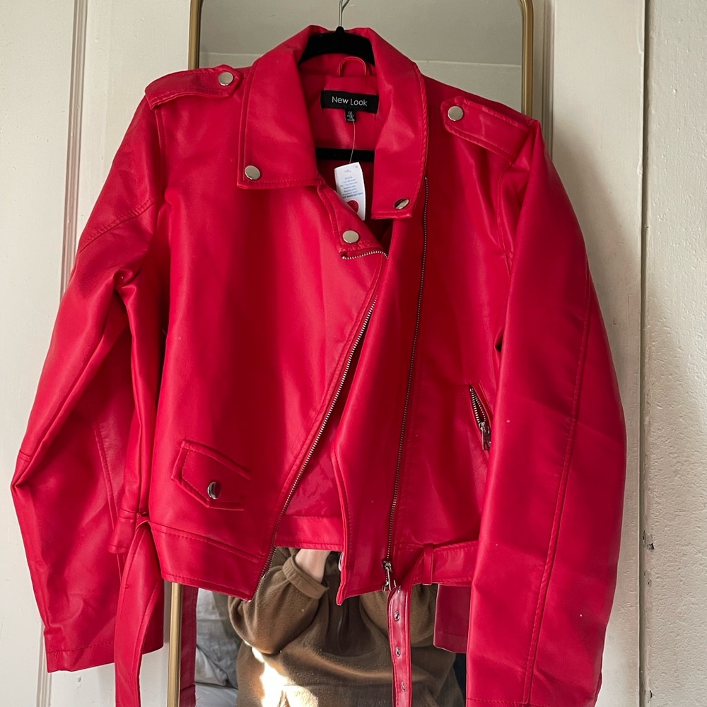 Faux leather Moto jacket